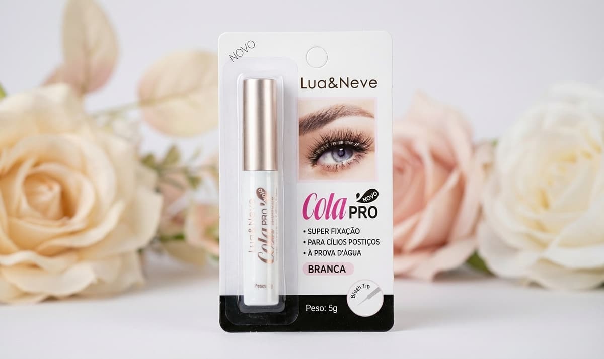 Cola Branca para Cílios Postiços Lua&Neve