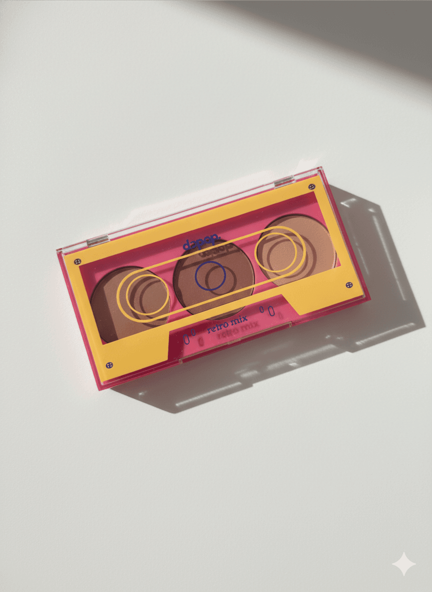 Paleta Multifuncional Dapop Retrô Mix